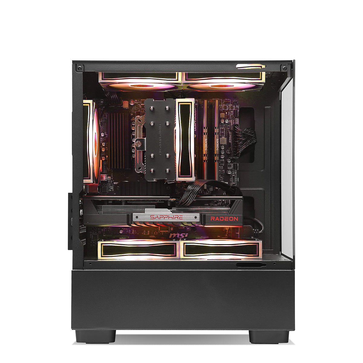 Qubit RR RX 9060 XT 8GB Ryzen 7 9700X Gaming PC