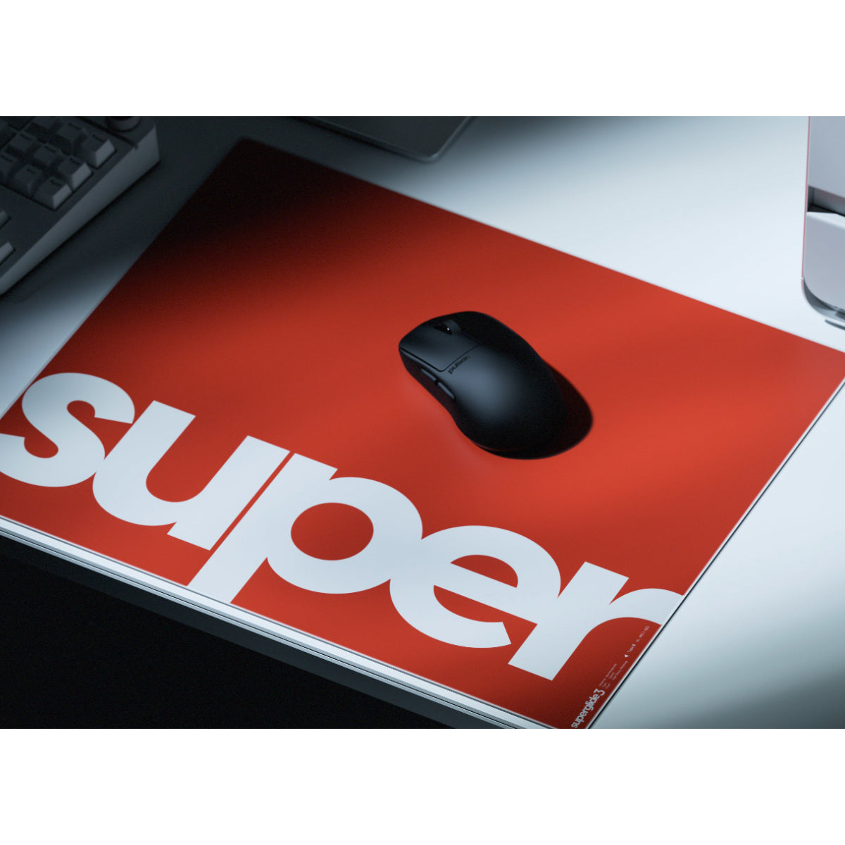 Pulsar Superglide v3 Glass Mouse Pad L - Red