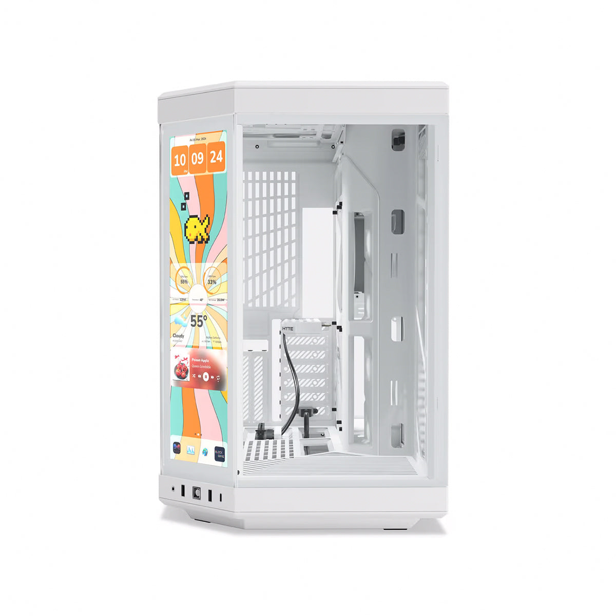 Hyte Y70 Touch Infinite Full Tower Case - Snow White
