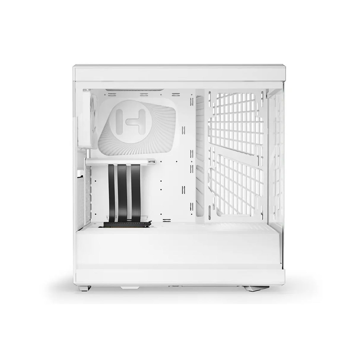 Hyte Y40 Tempered Glass Mid Tower Case - Snow White