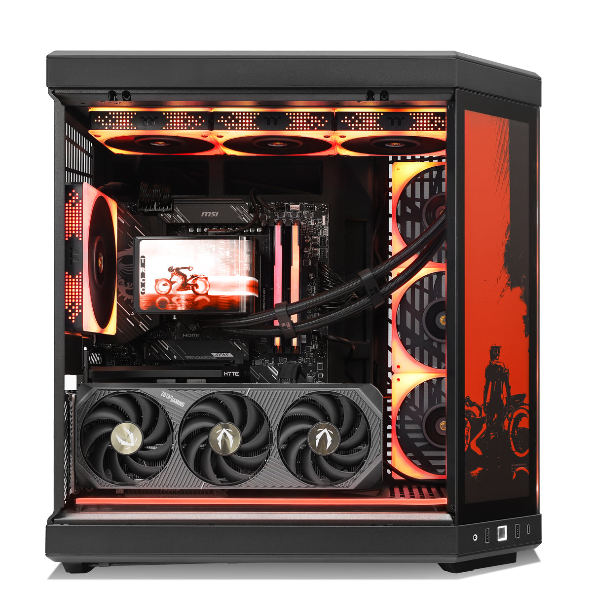 Abyssal AMP RTX 5080 Ryzen 7 9850X3D Gaming PC - Black Infinite Edition