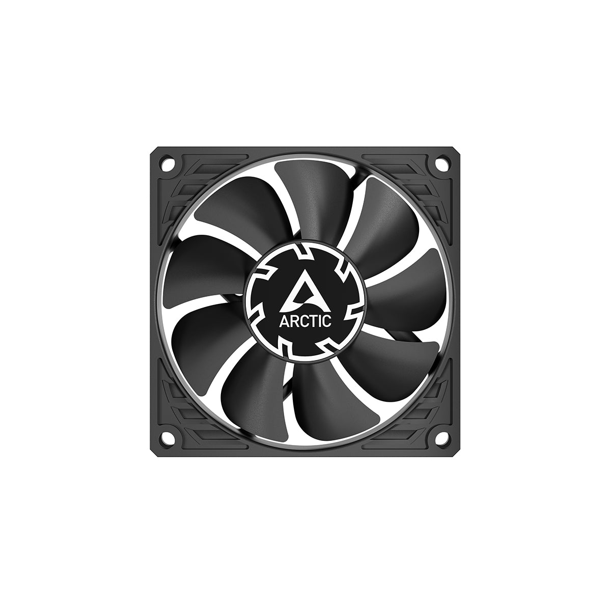 Arctic P8 Slim PWM PST 80mm Low Profile High Performance Fan - Black