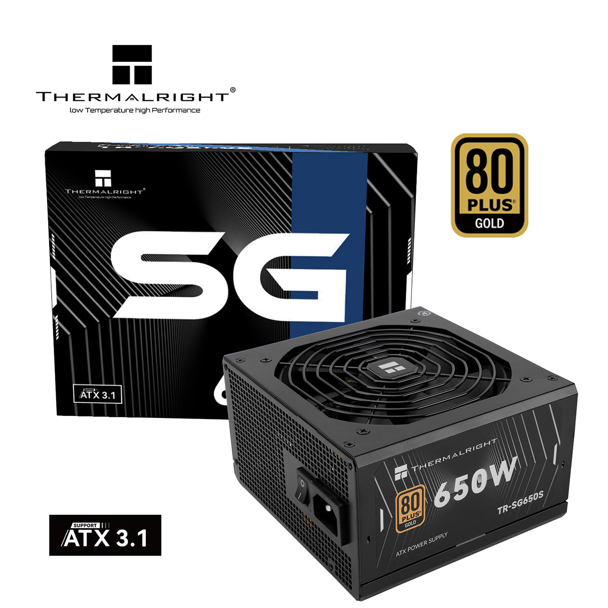 Thermalright TR-SG 650S 650W 80 Plus Gold ATX 3.1 Power Supply