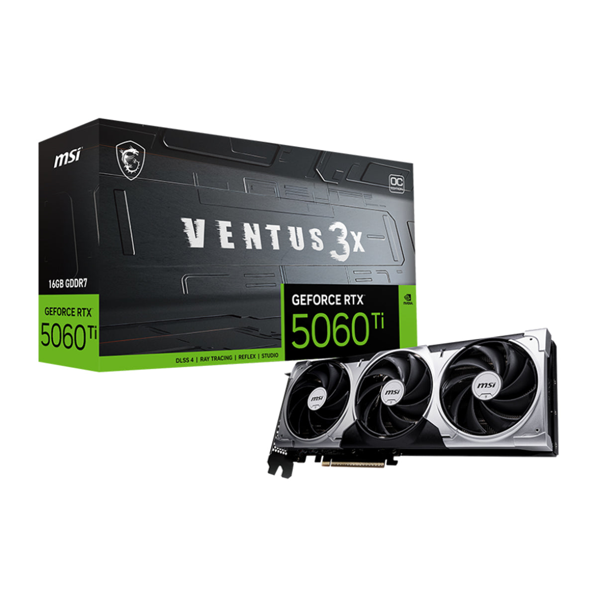 MSI GeForce RTX 5060 Ti VENTUS 3X OC 16GB Graphics Card