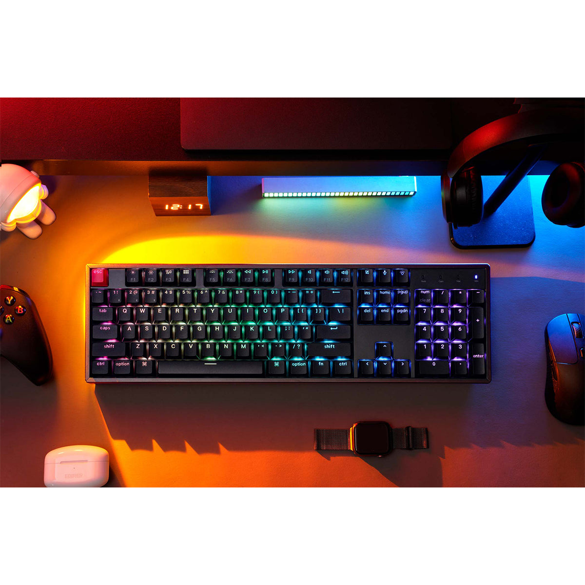 Keychron K10X Full Sized RGB Wireless Mechanical Keyboard - K Pro Red Switch