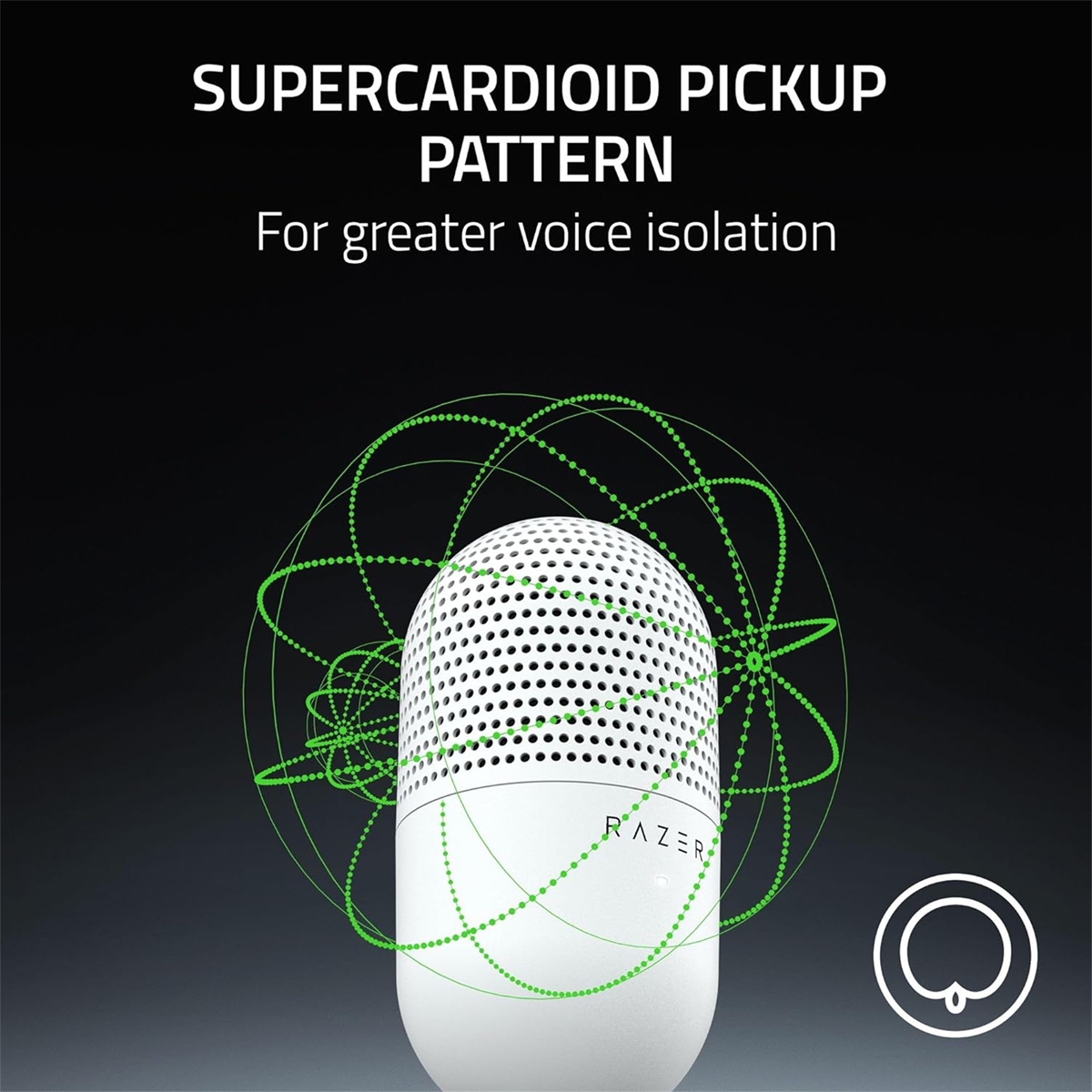 Razer Seiren V3 Mini USB Microphone - White
