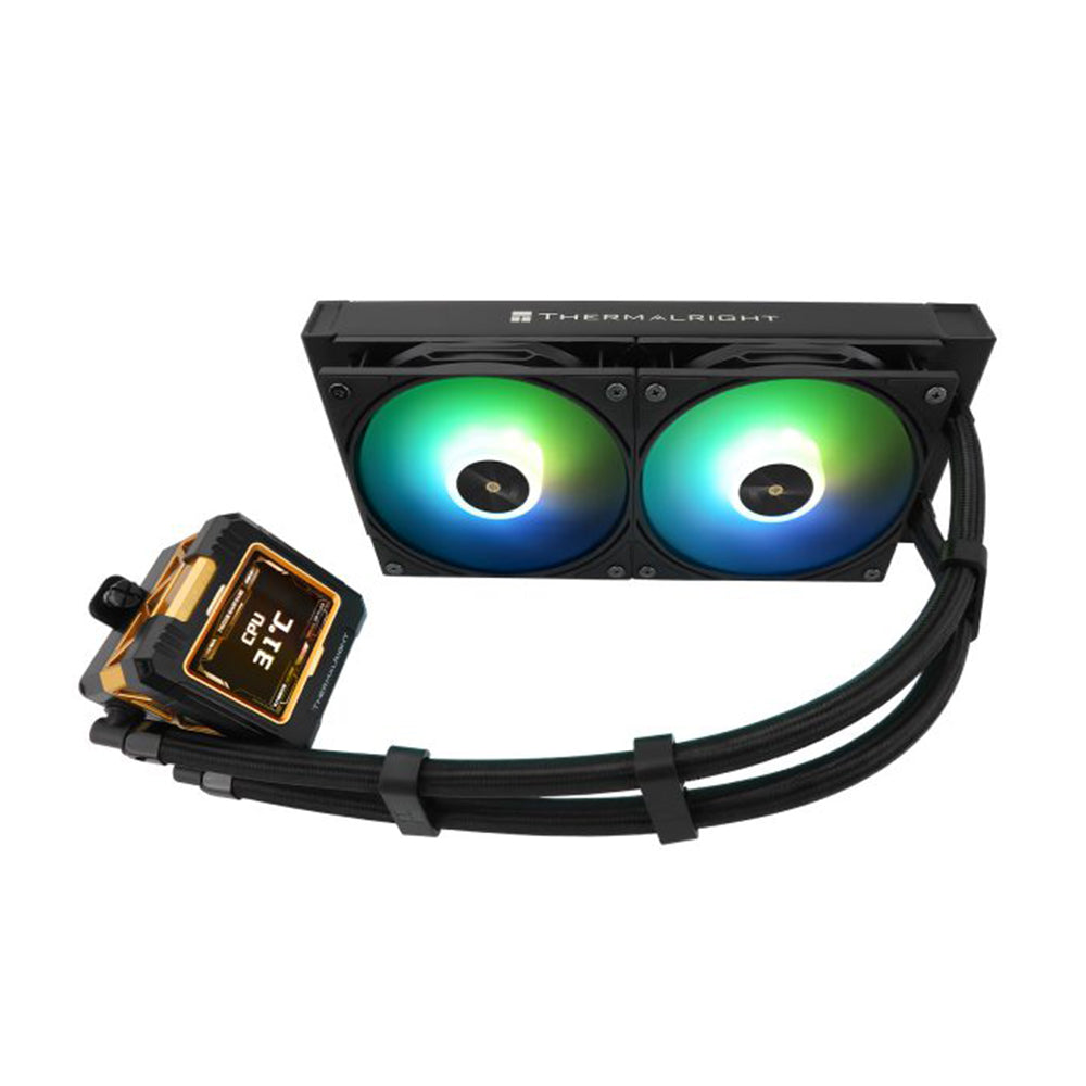 Thermalright Frozen Warframe LCD 240mm ARGB CPU Liquid Cooler - Black