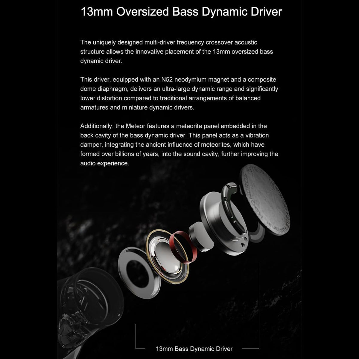 Moondrop Meteor IEM Hybrid Driver In-Ear Headphones