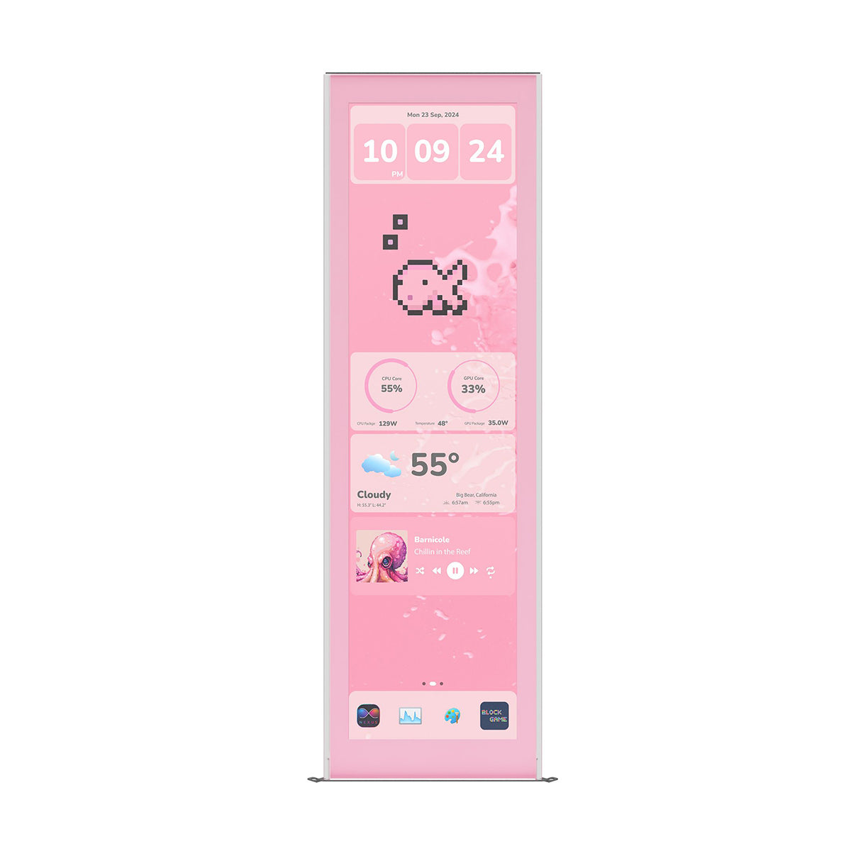 Hyte Y70 Touch Infinite Full Tower Case - Strawberry Milk