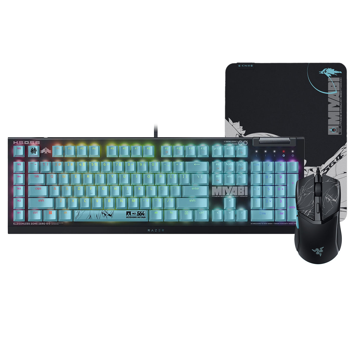Razer Zenless Zone Zero Mouse + Keyboard + Mouse Pad Bundle