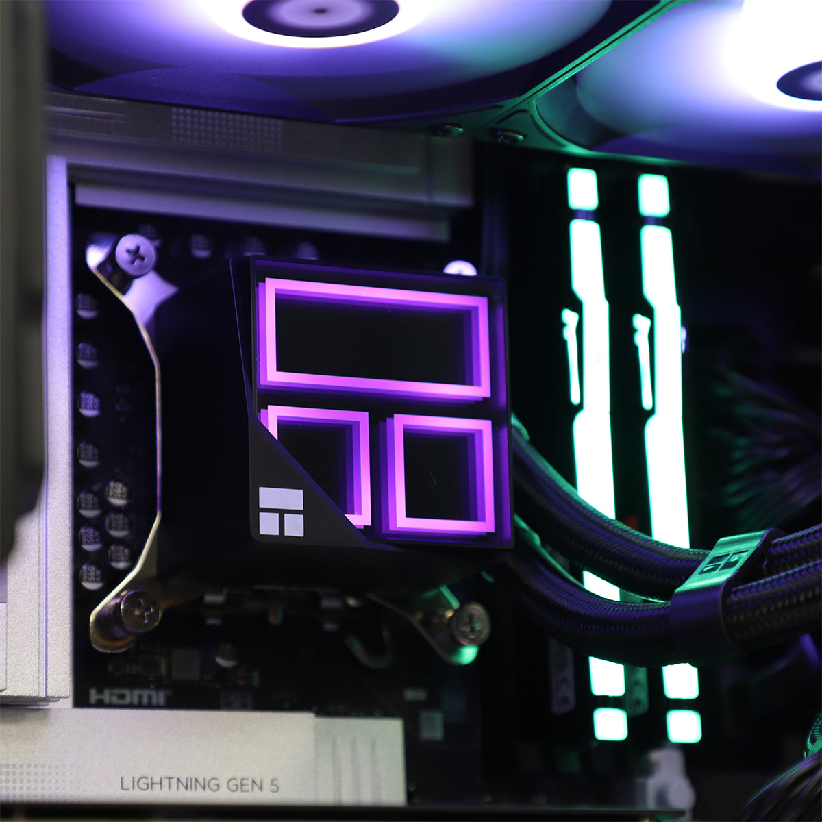 Nebulon RTX 5070 Ti Core Ultra 7 265KF Gaming PC - BLACK