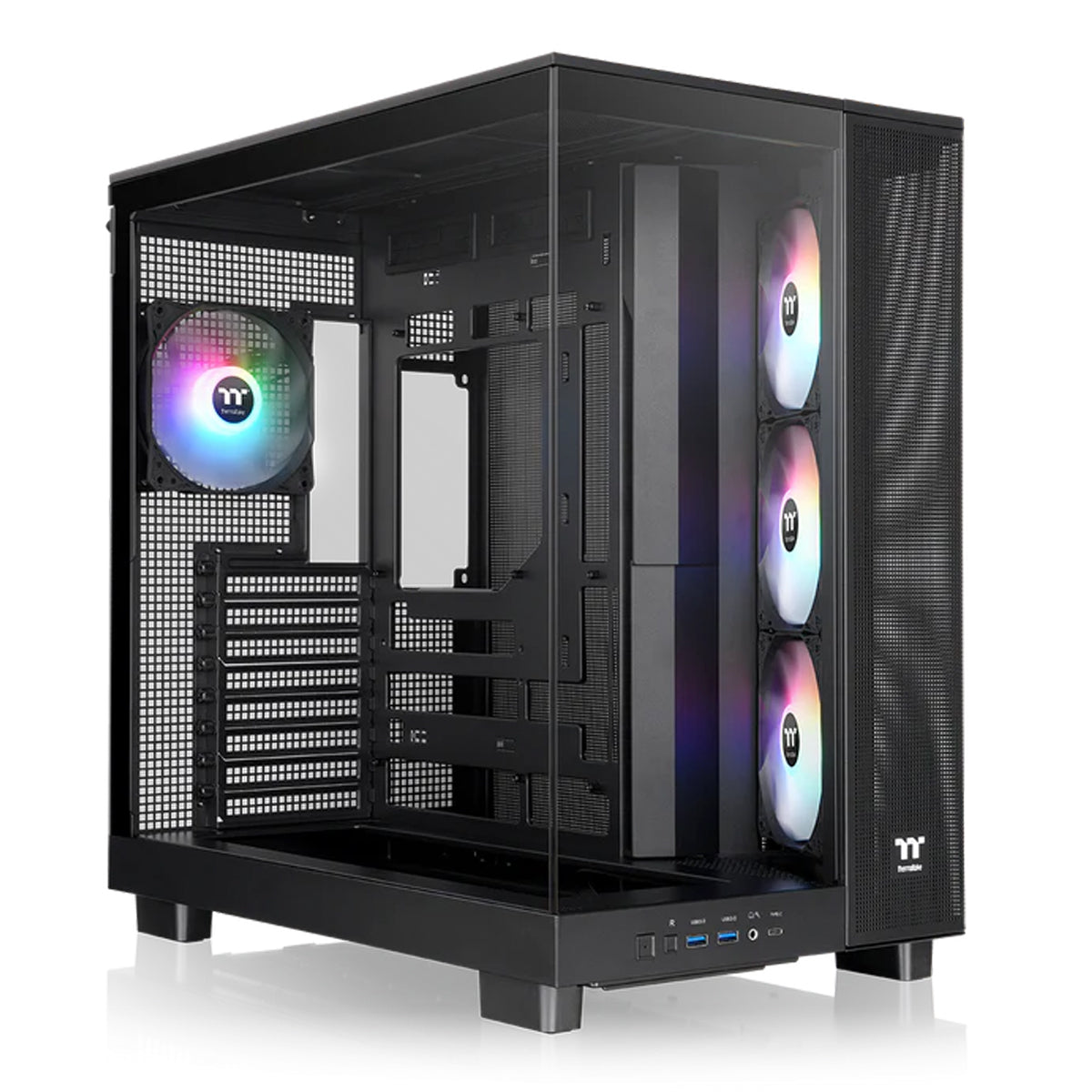 Thermaltake View 380 XL Tempered Glass ARGB Mid Tower Case Black Edition