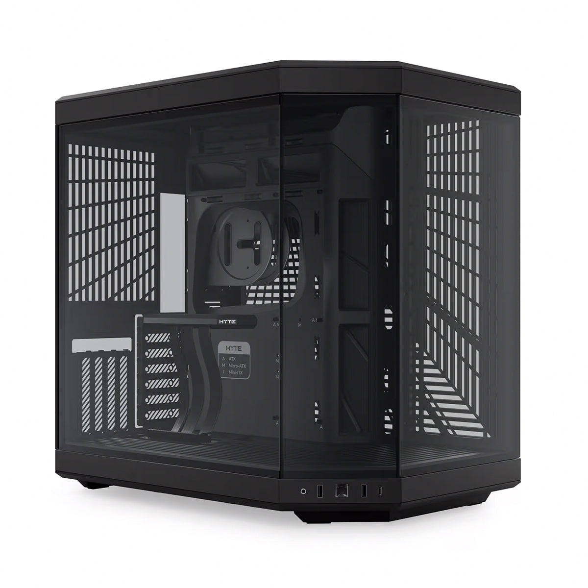 Hyte Y70 Tempered Glass Full Tower Case - Pitch Black