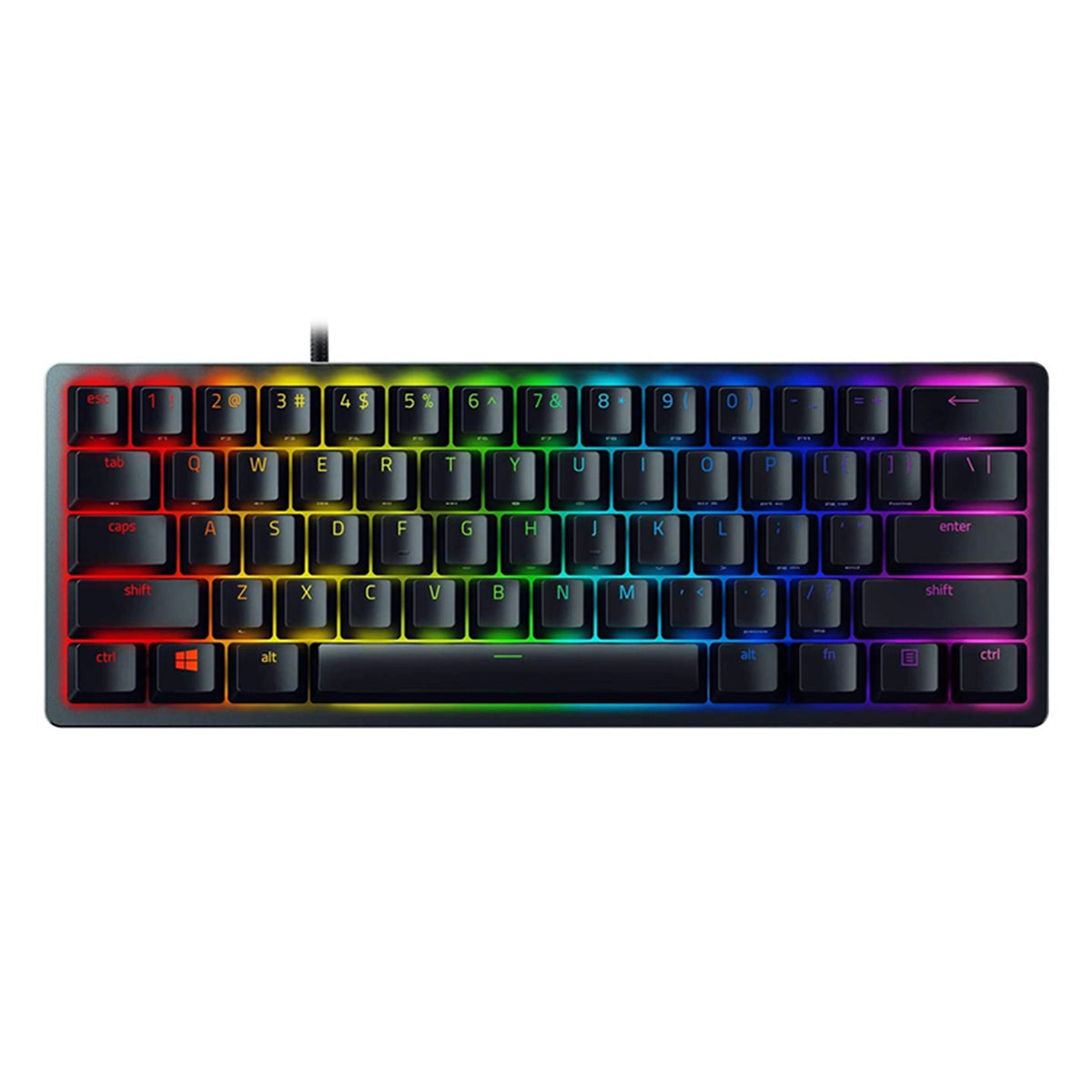 Razer Huntsman Mini 60% Optical Gaming Keyboard - Clicky Purple Switch