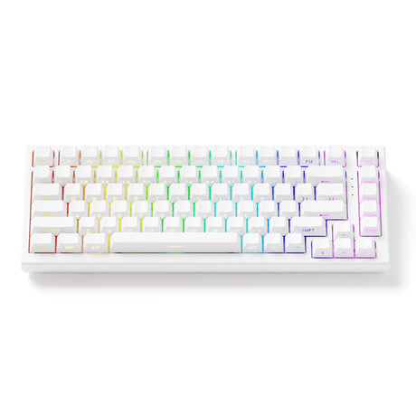 Akko Tac75 HE White 75% RGB Wired Hall-Effect Keyboard - AstroAim Magnetic Switches