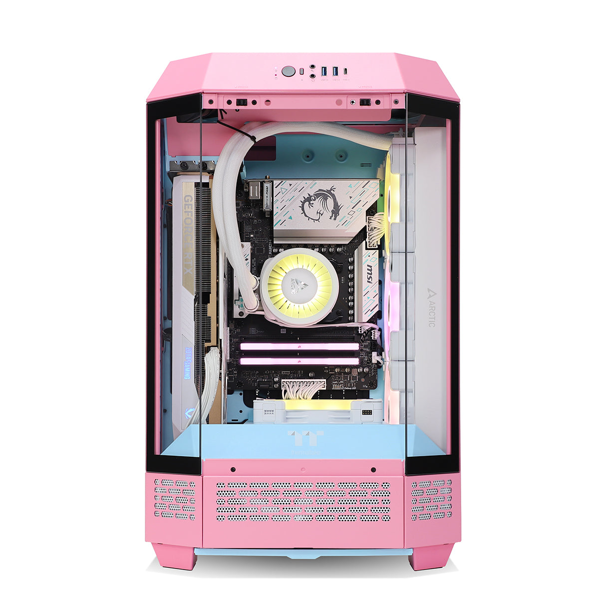 Pop RTX 5070 Ti Ryzen 7 7800X3D Gaming PC - PINK