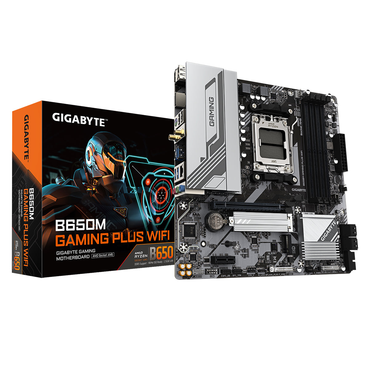 Gigabyte B650M GAMING PLUS WIFI mATX Motherboard