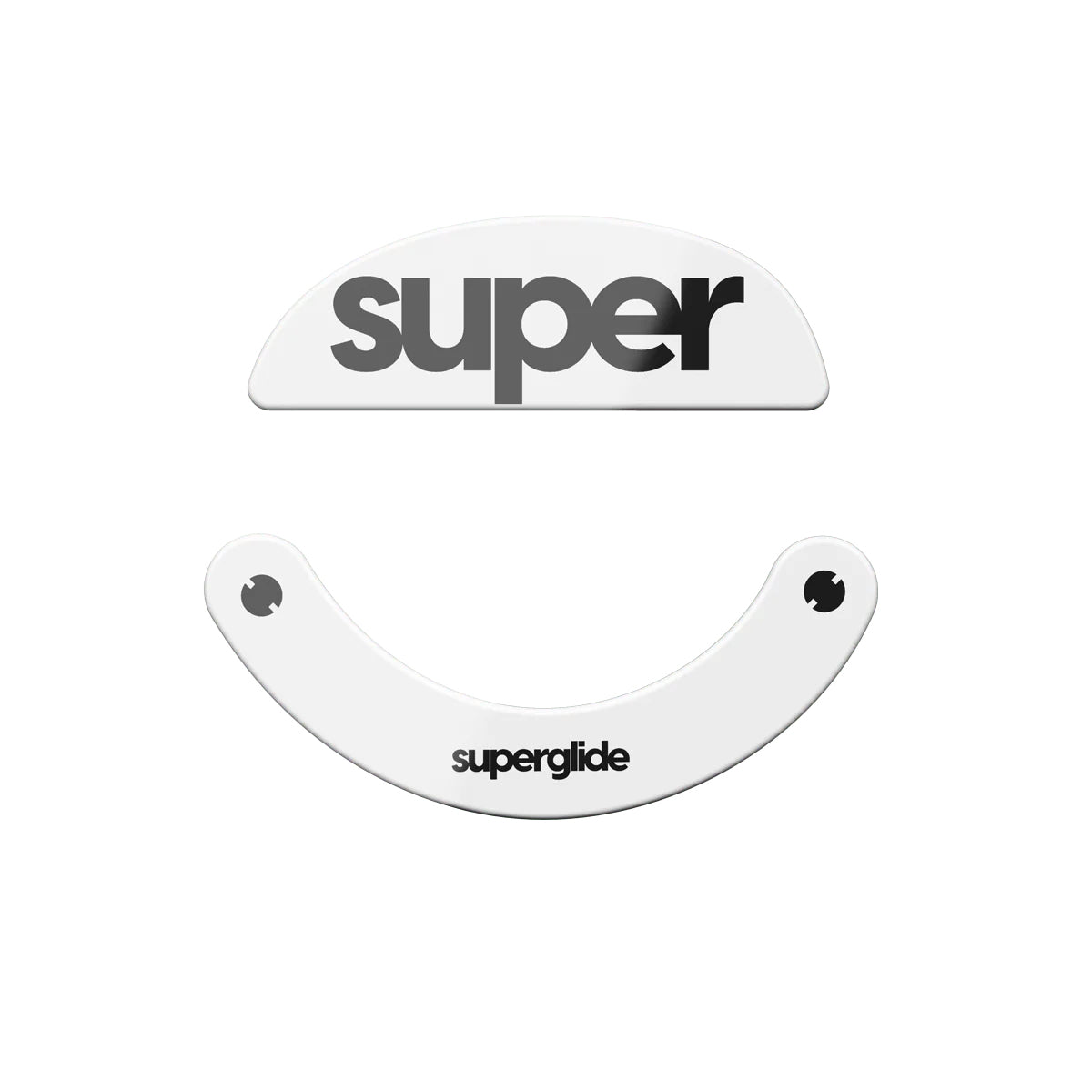 Pulsar Superglide Glass Mouse Skates for Pulsar Xlite Wireless - White