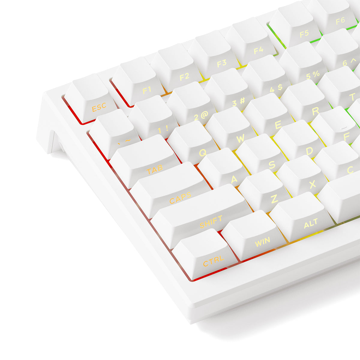 Akko Tac75 HE White 75% RGB Wired Hall-Effect Keyboard - AstroAim Magnetic Switches