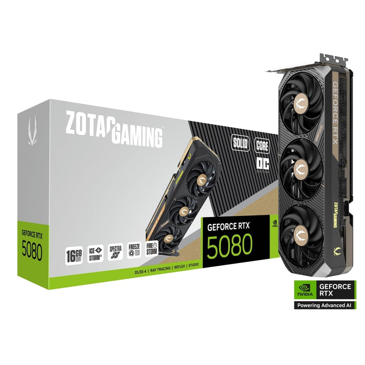 ZOTAC GeForce RTX 5080 SOLID CORE OC 16GB Graphics Card