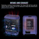 Thermaltake The Tower 600 Tempered Glass Mid Tower Case Future Dusk Edition