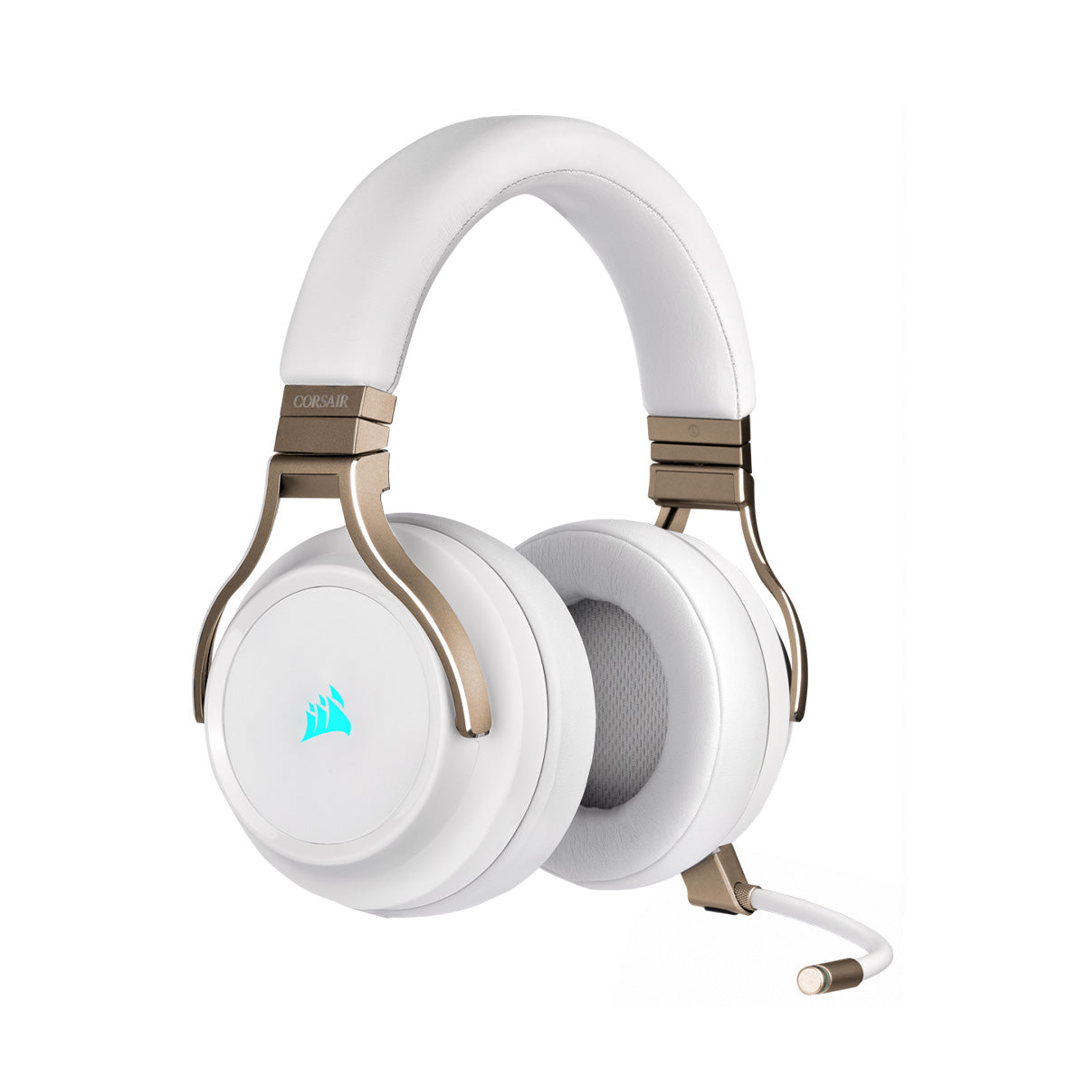 Corsair VIRTUOSO RGB Wireless Hi-Fi Gaming Headset - Pearl