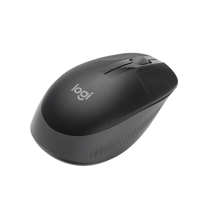 Logitech M190 Full Size Wireless Mouse Charcoal