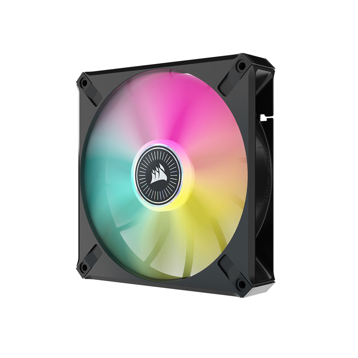 Corsair ML140 RGB ELITE 140mm Magnetic Levitation RGB Fan with AirGuide - Dual Pack with Lighting Node CORE