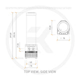 EKWB EK-Quantum Kinetic TBE 300 D5 PWM DRGB - Plexi