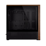 Lian Li Lancool 217 Wood ATX TG Mid Tower Case - Black