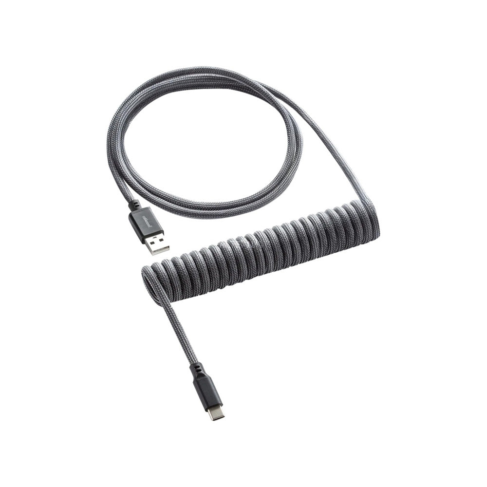 CableMod Classic Coiled Keyboard Cable - Carbon Grey