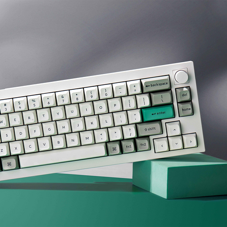 Keychron Q2 Max 65% RGB Shell White WirelessMechanical Keyboard - Jupiter Banana Switch