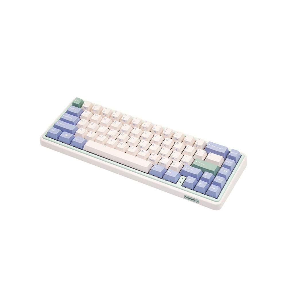 Varmilo Minilo VXB67 65% Wireless Keyboard White LED EC Rose V2 Switch