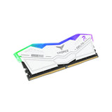 TeamGroup T-Force Delta RGB 32GB (2x16GB) DDR5-6000 CL38 Memory - White