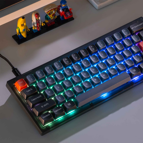 Keychron V4 60% RGB Frosted Black Mechanical Keyboard - K Pro Red Switch