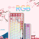 Akko Jin01 Tokyo 65% Wireless Mechanical Keyboard - Rosewood Switch