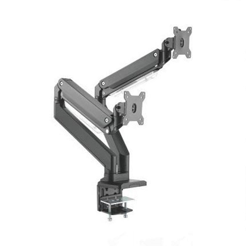 Brateck Lumi DTM23-C024 17"-35" Aluminum Gas Spring Dual Monitor Arm