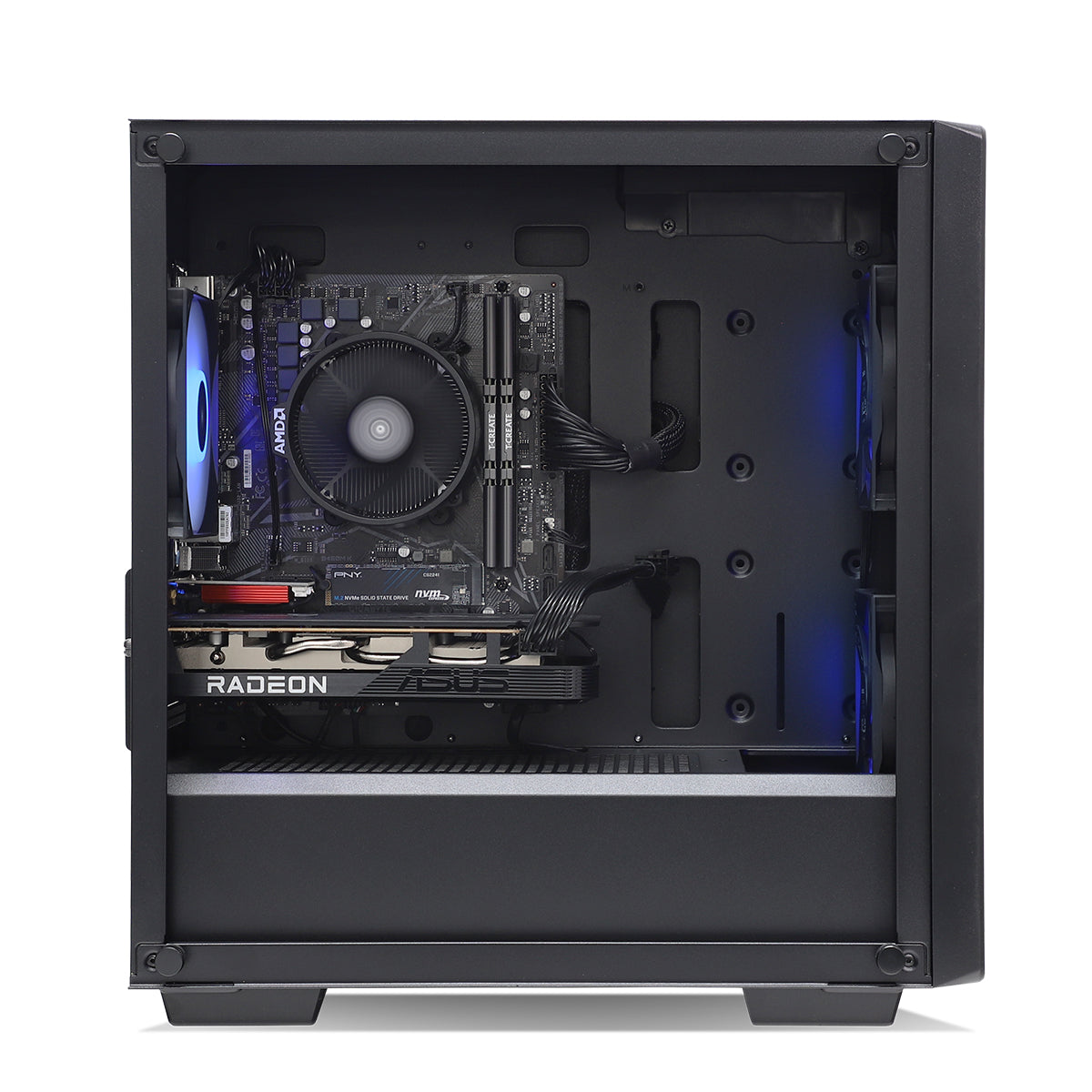 Stealth GO RX 6600 Ryzen 5 5600T Gaming PC - Black