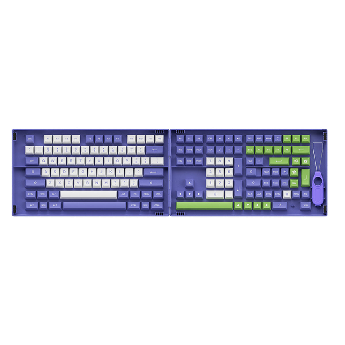 Akko Periwinkle Very Peri Fullset PBT Doubleshot ASA Profile 197 pcs Keycaps