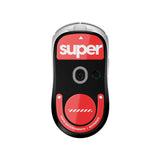 Pulsar Superglide 2 Glass Mouse Skates for Logitech G Pro X Superlight 2 - Red