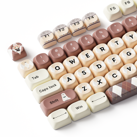 Akko x Spy Family Anya Waku! Waku! PBT MOA Profile Keycap Set - 133 Keys