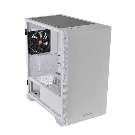 Thermaltake S100 Tempered Glass Micro ATX Case - White