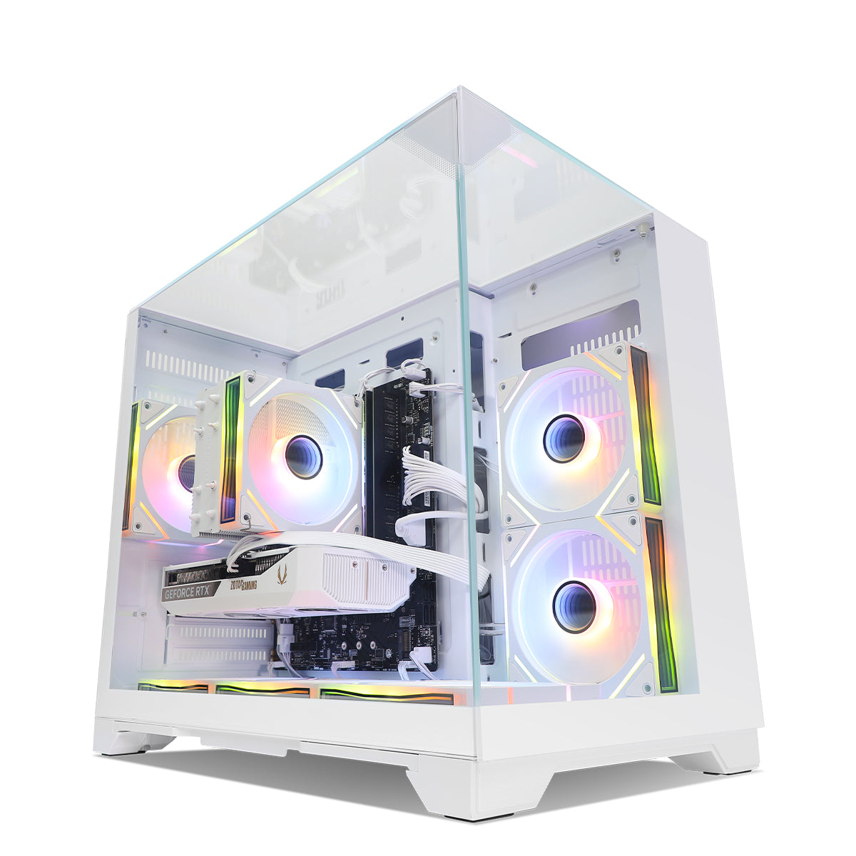 Positron NEO V2 RTX 5050 Core i5-14400F EVO Gaming PC - WHITE