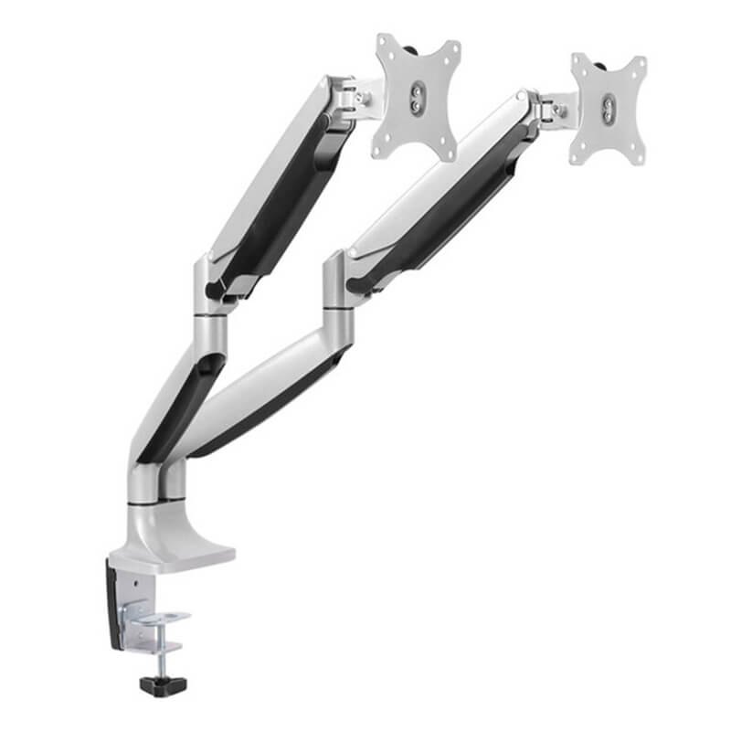 Brateck Lumi DTM34-C024 Gas Spring Dual Aluminum Monitor Arm for 17"-32"