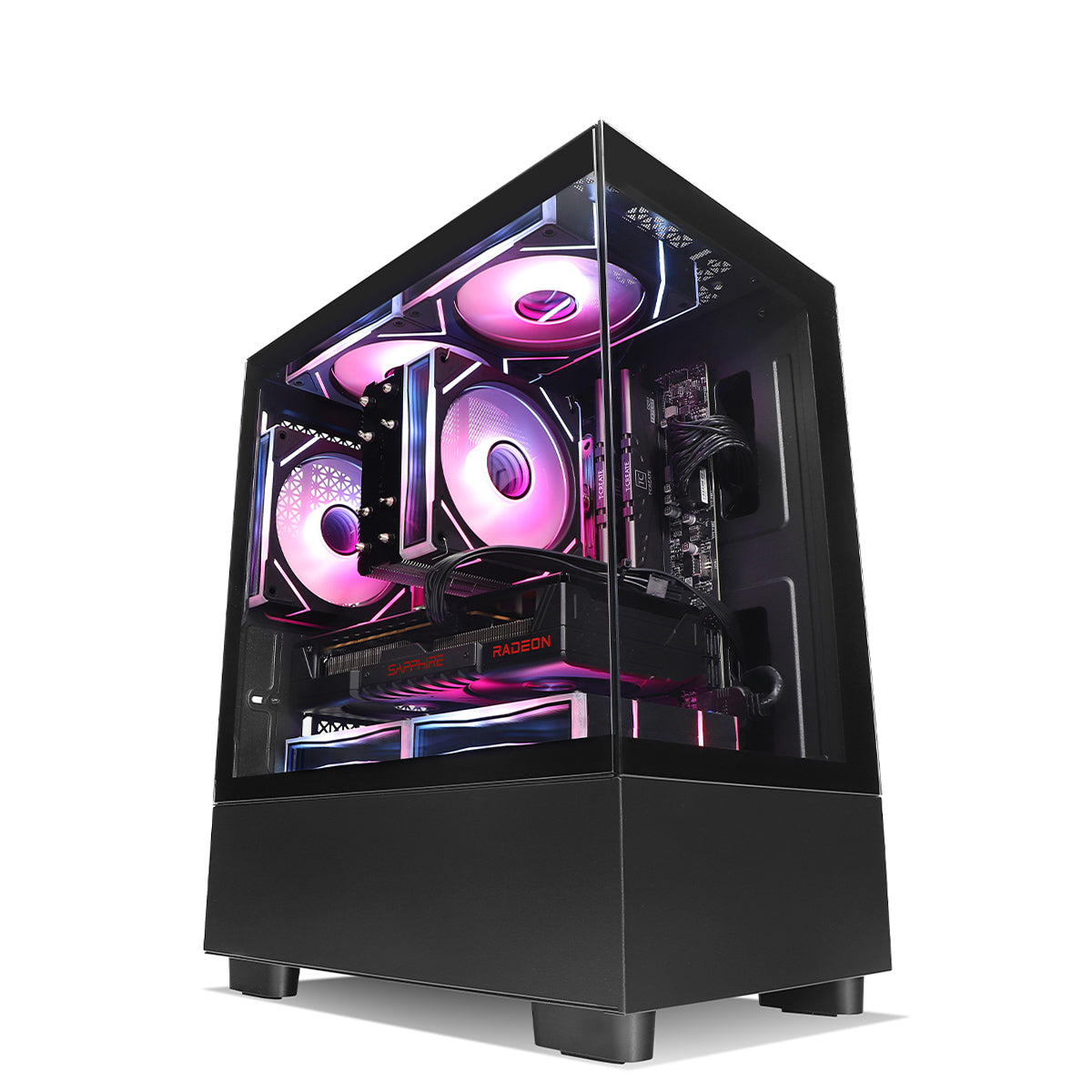 Qubit RR RX 9060 XT 8GB Ryzen 5 5600X Gaming PC
