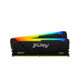 Kingston FURY Beast RGB 16GB (2x8GB) DDR4-3200 CL16 Memory (KF432C16BB2AK2/16)