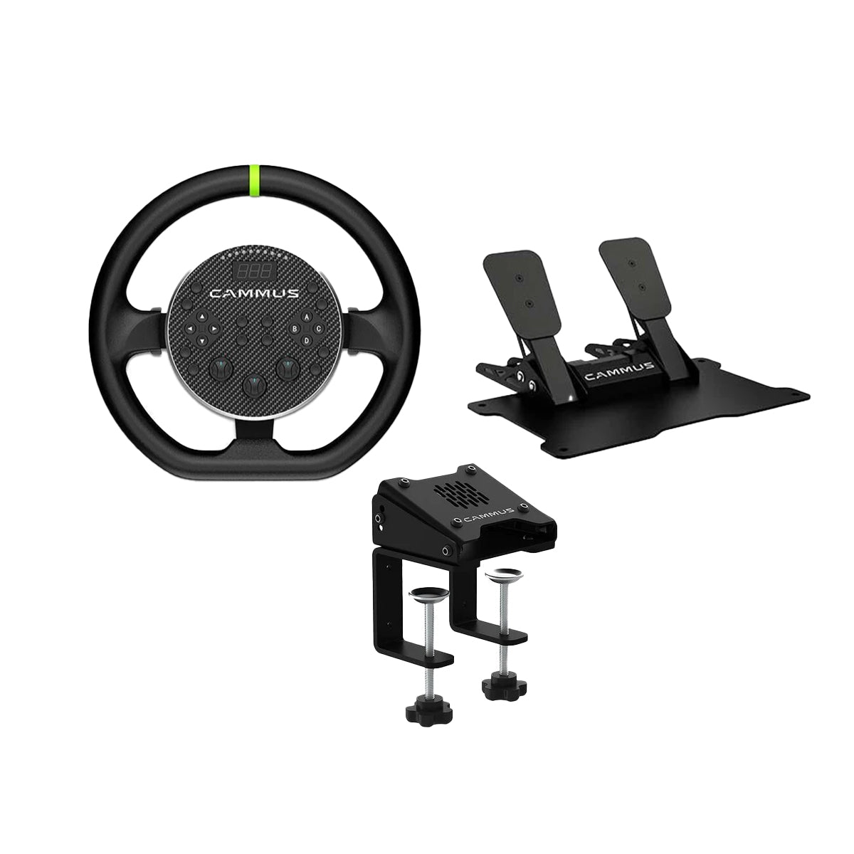 Cammus C5 Direct Drive Racing Wheel & Pedals Bundle - Demo