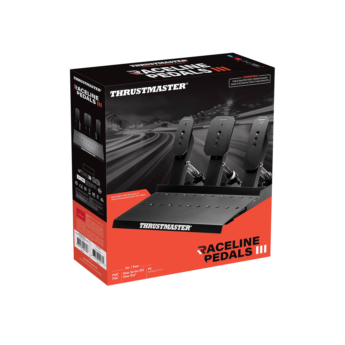 PC用ゲームコントローラー・コンバーター THRUSTMASTER RACELINE PEDALS III Thrustmaster Raceline Pedals III for PC/PS/Xbox – Computer Lounge