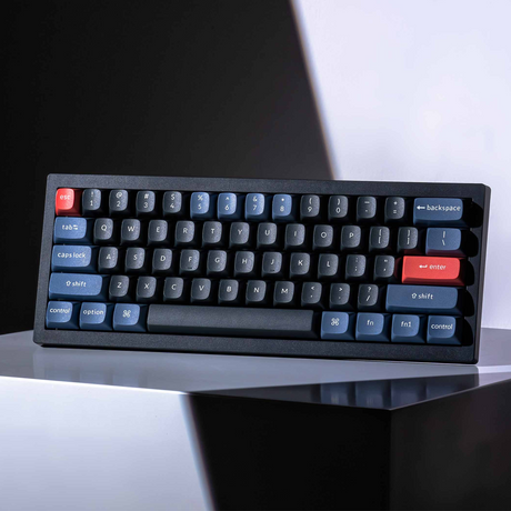 Keychron V4 60% RGB Carbon Black Mechanical Keyboard - K Pro Brown Switch