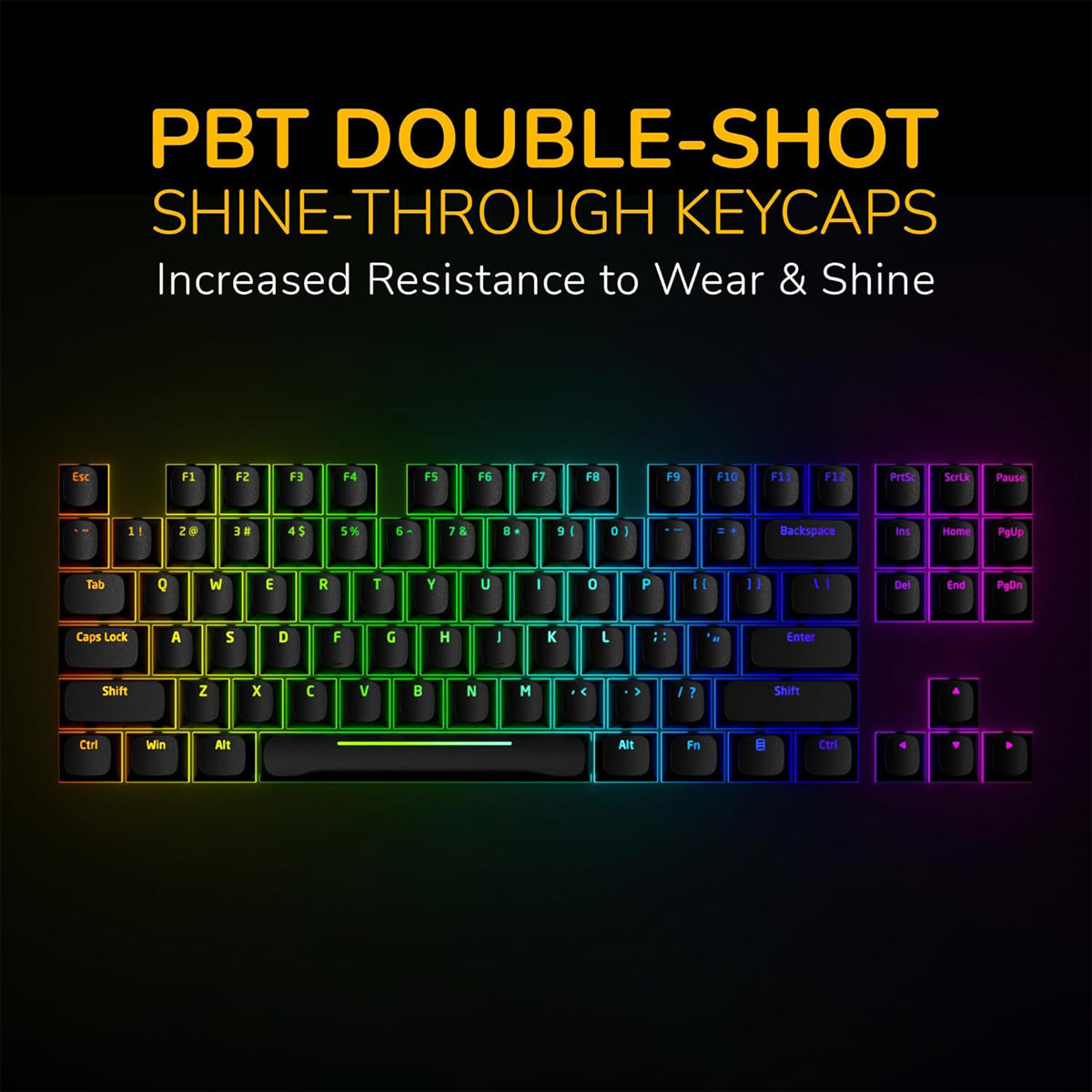 Hyte Keeb TKL Wired Mechanical Keyboard - Linear Switch - Showroom Demo Unit